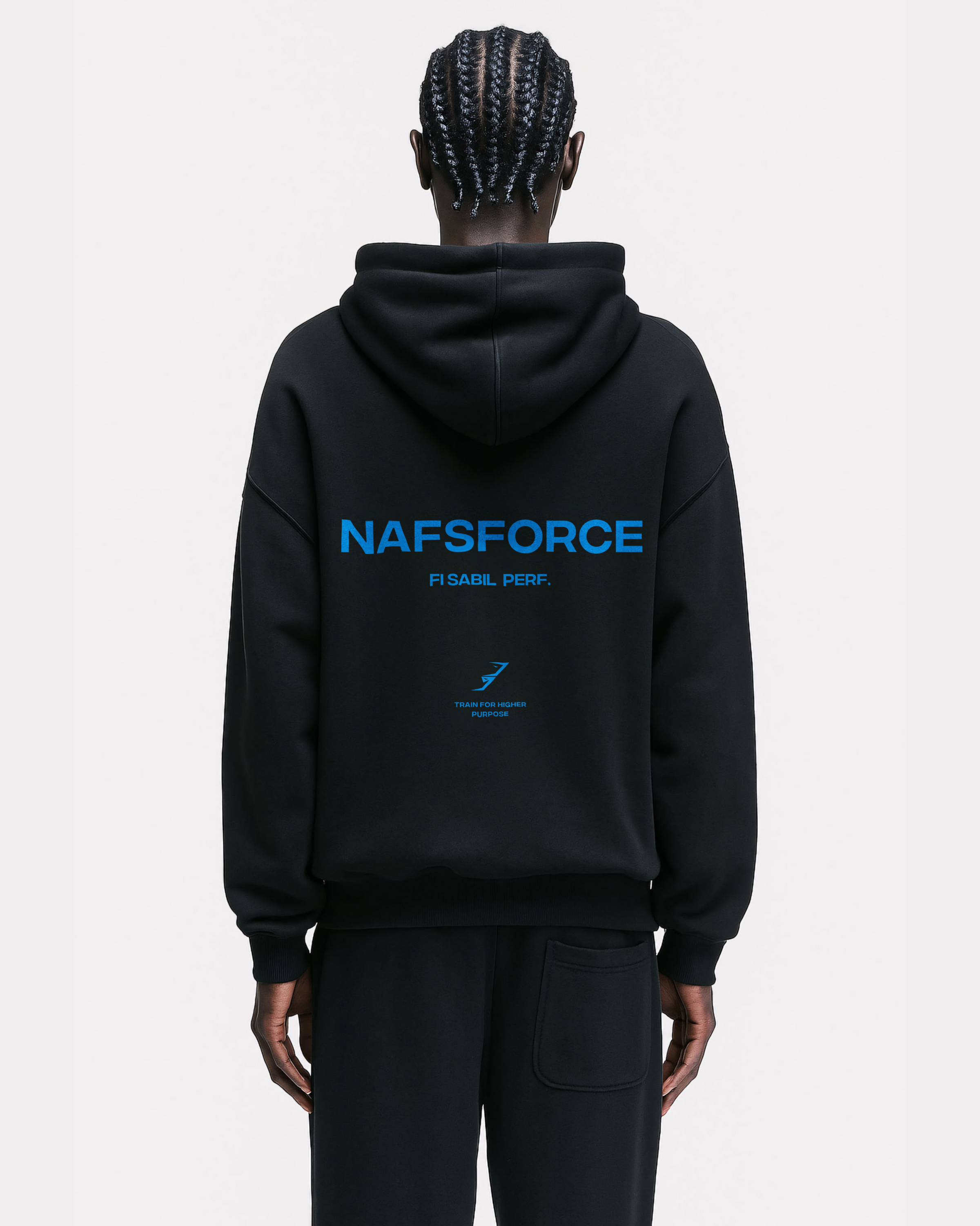 FI SABIL PERF. Zipper - Blue Print