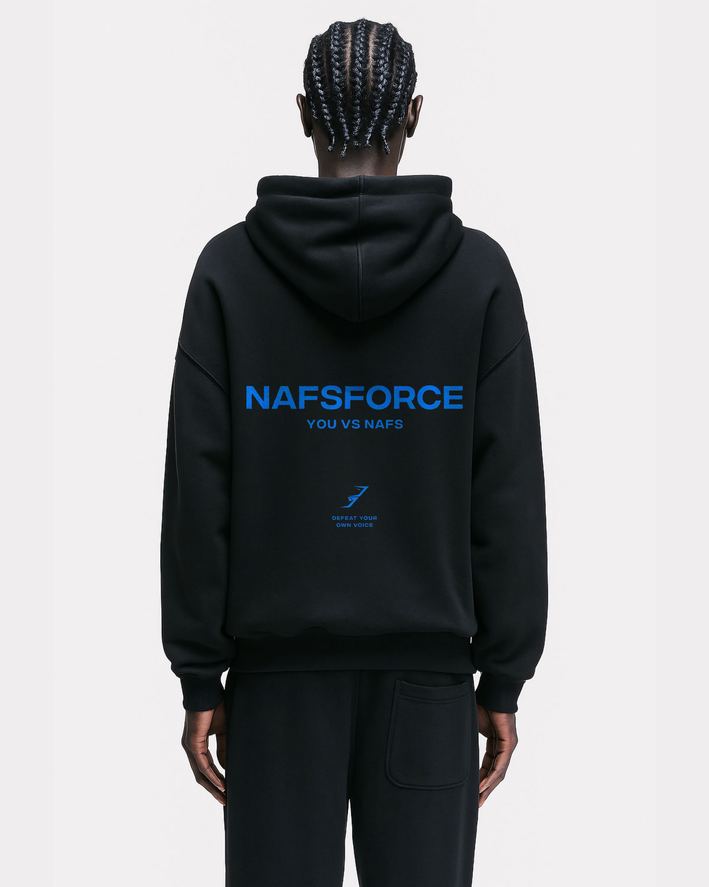 YOU VS NAFS Hoodie - Blue Print