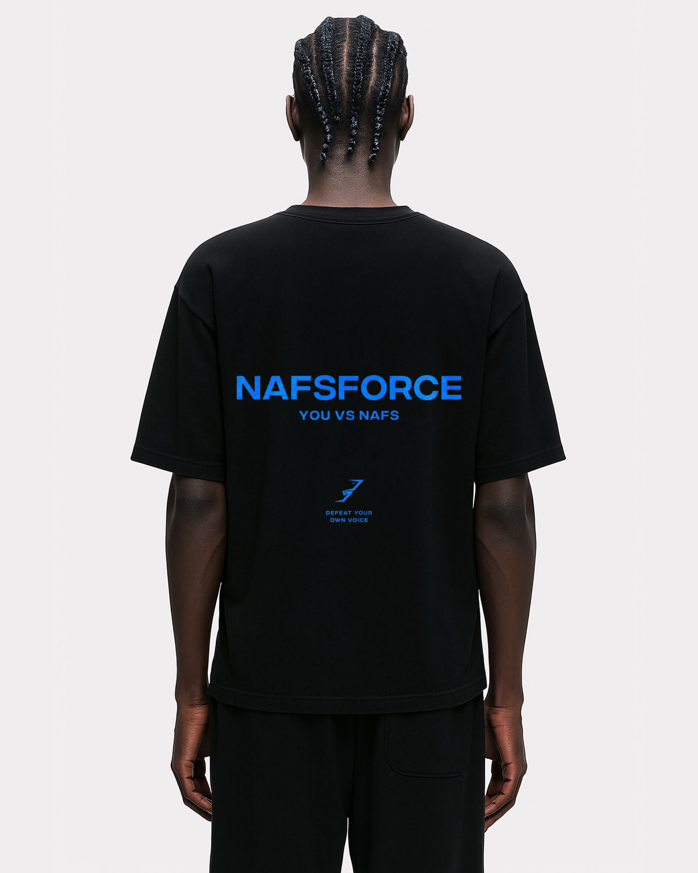 YOU VS NAFS Shirt - Blue Print